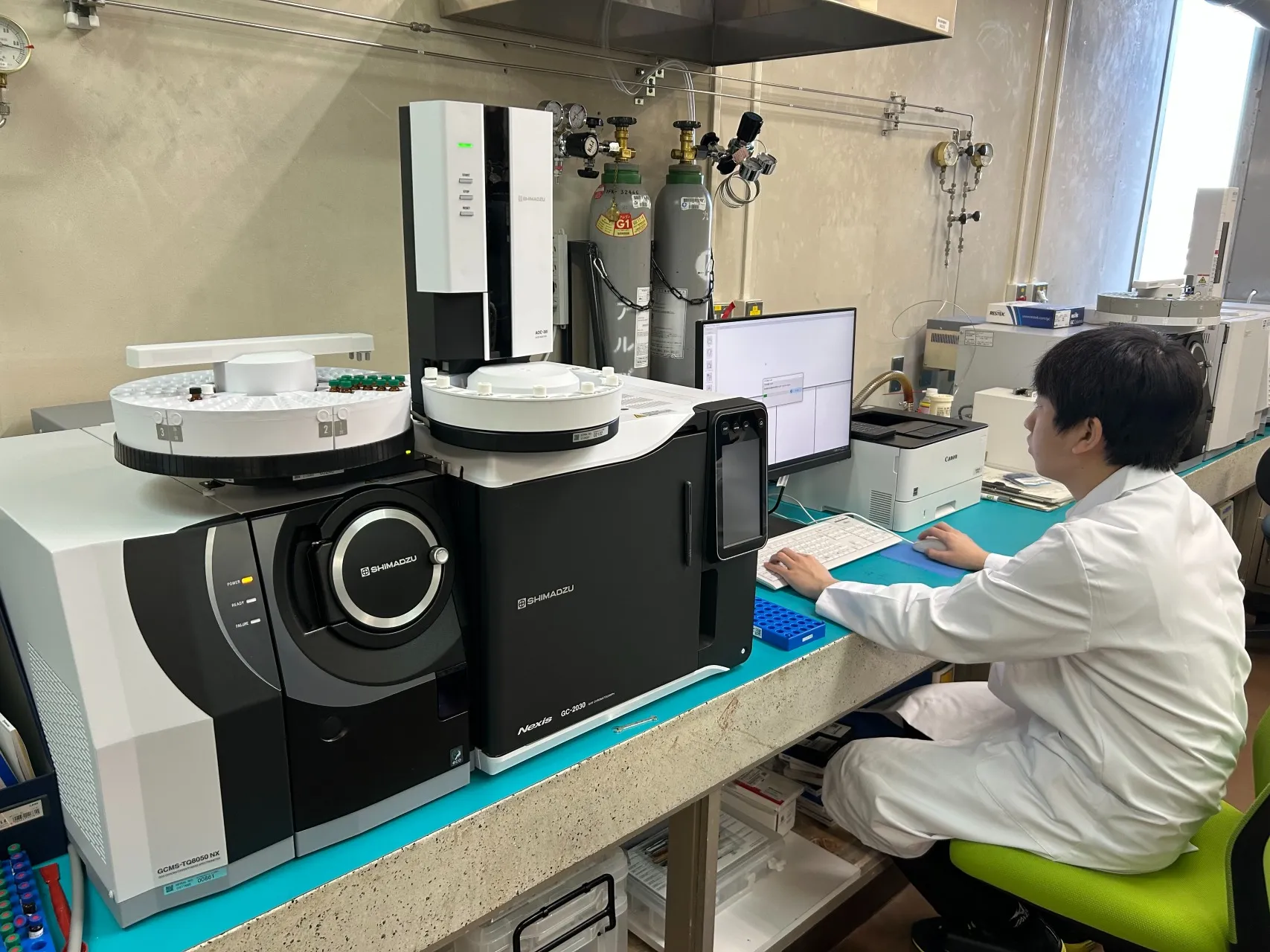 ガスクロマトグラフ四重極型質量分析計