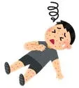 イラスト：倒れている人