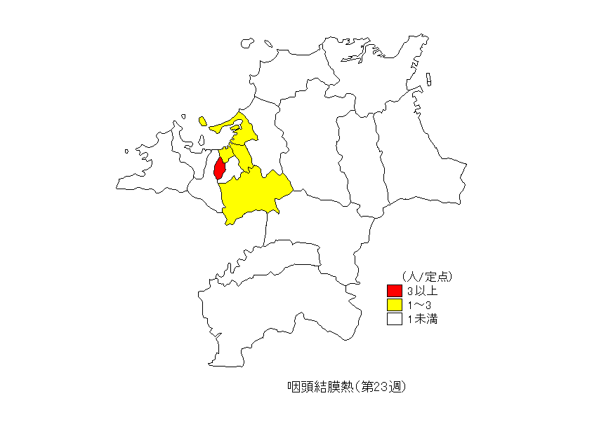 福岡県における咽頭結膜熱の流行状況