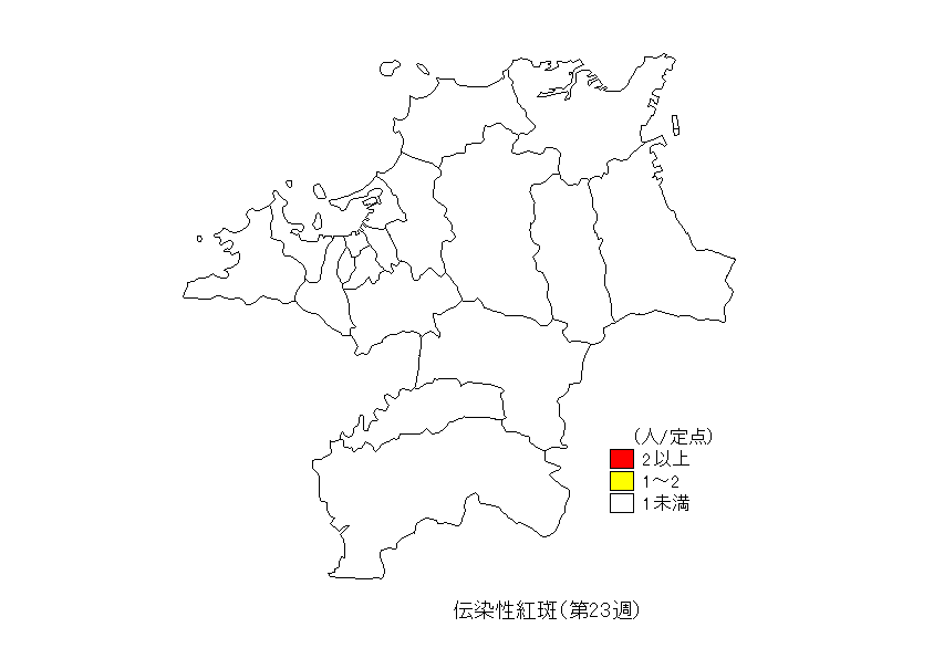 福岡県における伝染性紅斑の流行状況